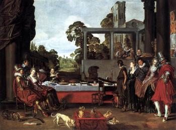 Willem Pietersz Buytewech : Banquet in the Open Air